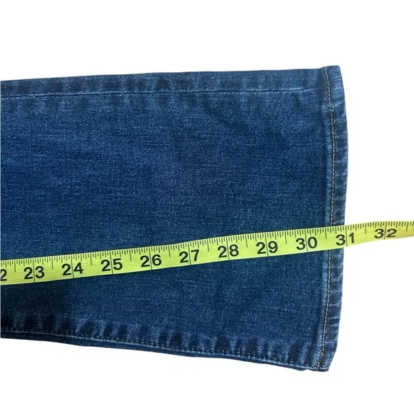 GAP Baby Boot Cut Mid Rise Denim Blue Jeans size 24 (00) like new - Picture 5 of 6